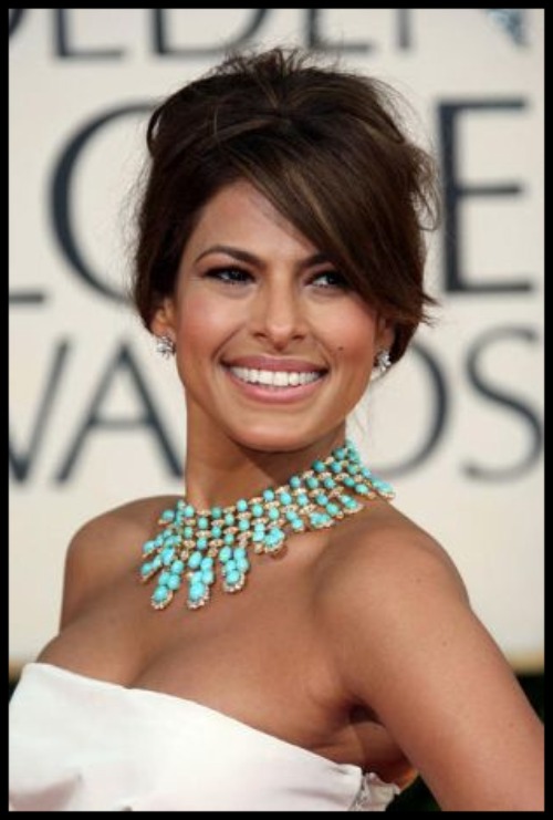 Eva Mendes 2009 Golden Globes