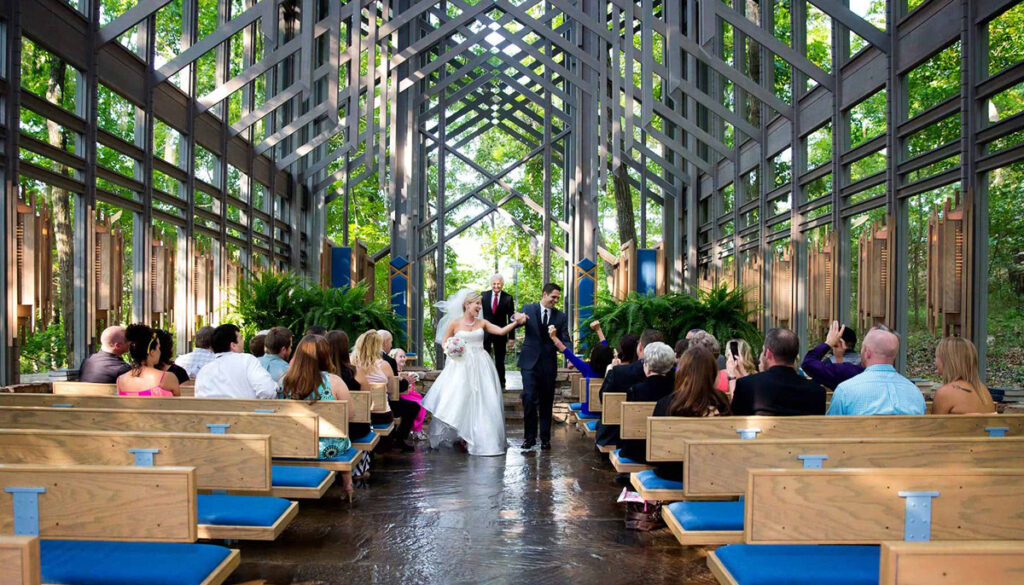 Thorncrown Chapel Wedding Venue