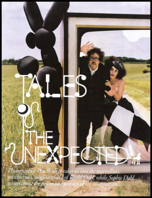 Vogue UK December 2008 Tim Burton Helena Bonham Carter Vogue UK December 2008 Tim Burton Helena Bonham Carter